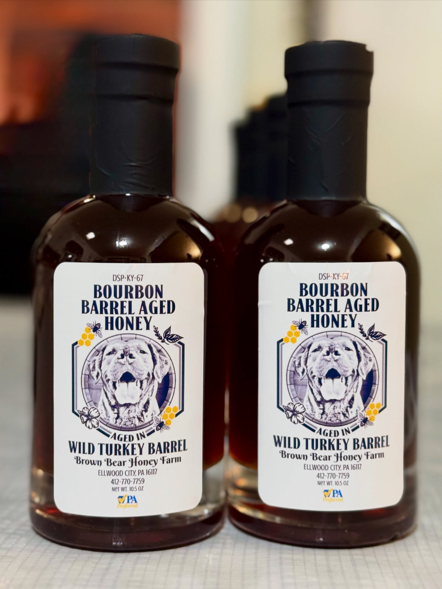 Bourbon Barrel Aged Honey
