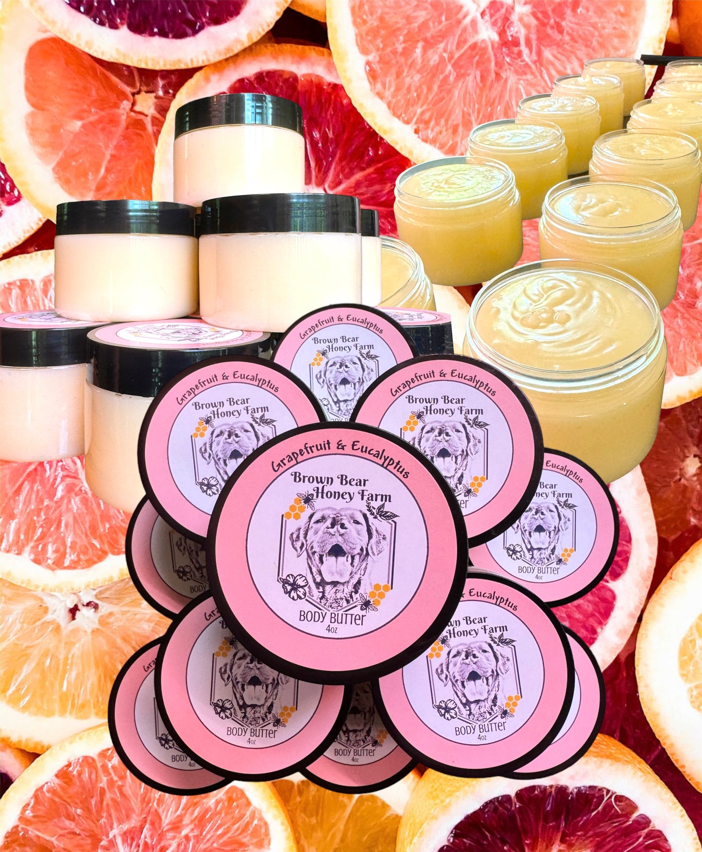 Grapefruit & Eucalyptus Infused Body Butter 4oz